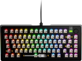 Glorious GMMK 3 Pro, Barebone Tastatur, 75%, schwarz, ANSI