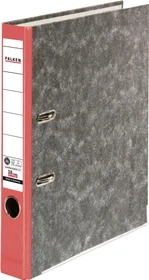 Falken Wolkenmarmor Ordner 2-Ring Recycling, 50mm, A4, rot