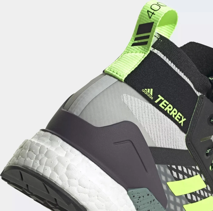 adidas Terrex Free Hiker grey two/core black/signal green (Herren)
