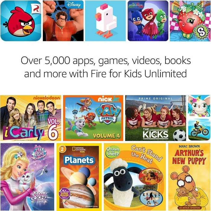 Amazon Fire HD 10 KFSUWI 2017, ohne Werbung, blau, 32GB, Kids Edition