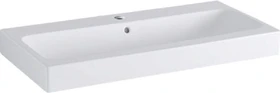 Geberit iCon Waschtisch 90cm, Hahnloch mittig, weiß