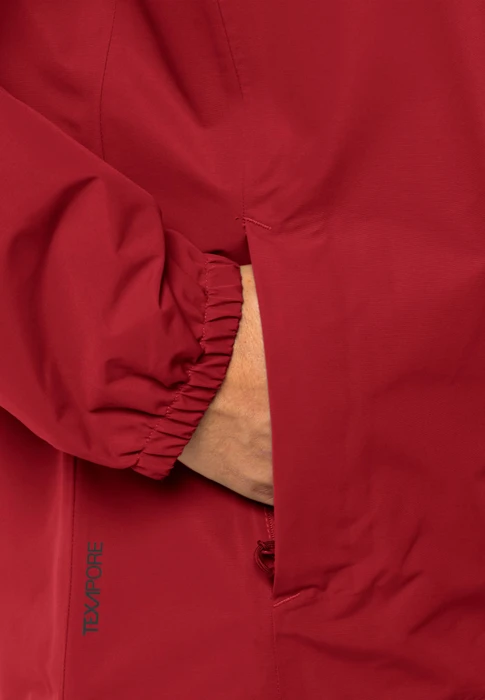 Jack Wolfskin Stormy Point 2L Funktionsjacke red glow (Herren)