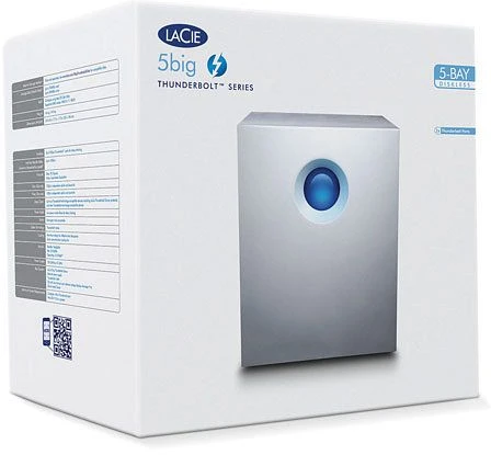 LaCie 5big Thunderbolt, 20TB, Thunderbolt 1 / Mini DisplayPort 1.1a