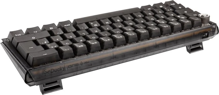 Ducky One 3 Mini PBT, LEDs RGB, Aura Black, MX RGB RED, USB, DE