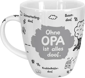 Sheepworld Kaffeebecher Ohne Opa ist alles doof 500ml
