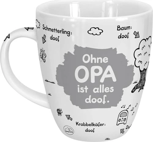 Sheepworld Kaffeebecher Ohne Opa ist alles doof 500ml