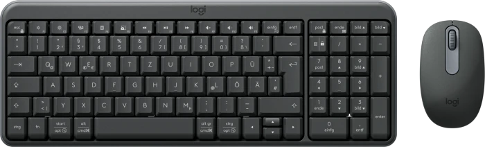 Logitech MK250 Compact Wireless Combo Graphite, Bluetooth, DE