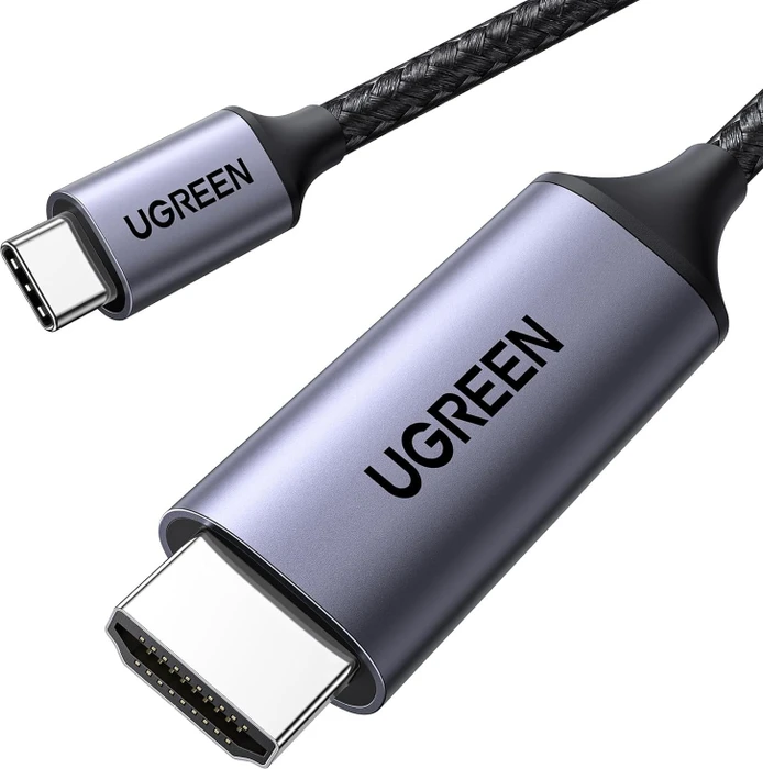 Ugreen USB-C auf HDMI, USB-C 3.1 [Stecker] auf HDMI 2.0 [Stecker] 4K, 60Hz, Adapterkabel, schwarz, 2m