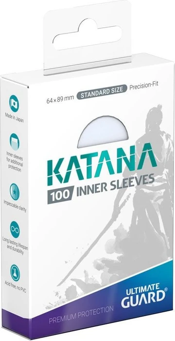 Ultimate Guard Katana Inner Sleeves 100 Standard transparent (UGD011337)