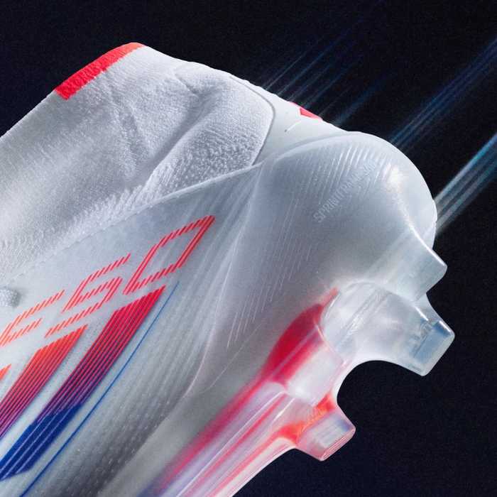 adidas F50 Elite Mid-Cut FG cloud white/lucid blue/solar red (Damen)
