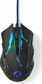 Nedis Gaming Mouse 3600dpi, schwarz, USB (GMWD210BK)