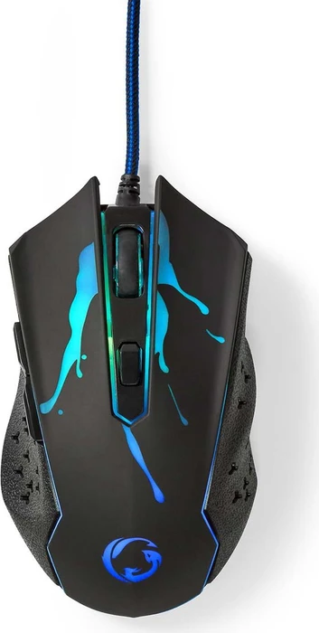Nedis Gaming Mouse 3600dpi, schwarz, USB