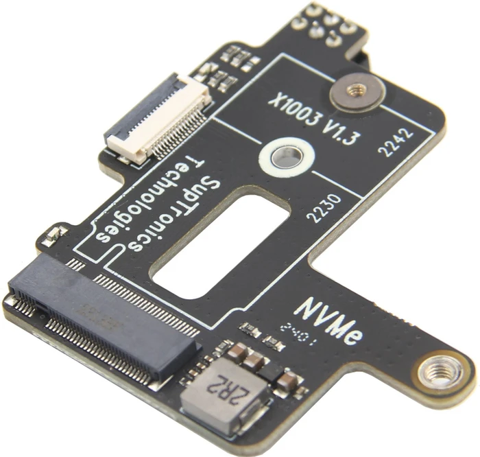 Geekworm X1003 PCIe auf M.2 Key-M NVMe Adapter-Board, M.2 M-Key 2230/2242 NVMe Slot für Raspberry Pi 5