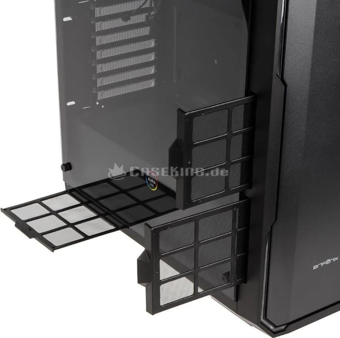 BitFenix Enso RGB, schwarz, Glasfenster