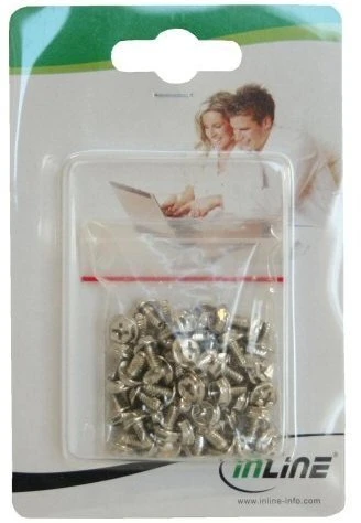 InLine Schraubenset für Slotblende, 50er-Pack