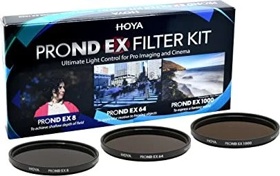 Hoya ProND EX Filter Kit ND8 / ND64 / ND1000