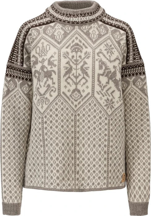 Dale of Norway 1994 Lillehammer Strickpullover vanilla sugar/natural white/coffee (Damen)