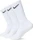 Nike Everyday Cushioned Crew Socken weiß/schwarz, 3 Paare (SX7664-100)
