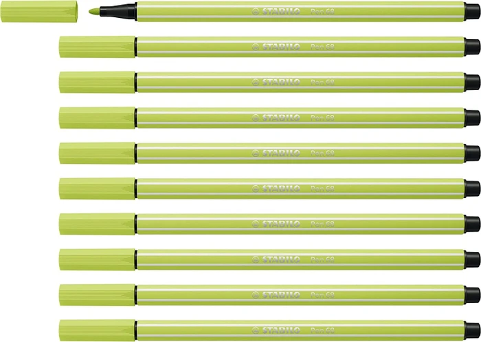 STABILO Pen 68 limettengrün, 10er-Pack