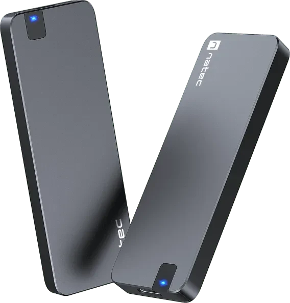 Natec Rhino M.2 NVMe, grau, USB-C 3.1