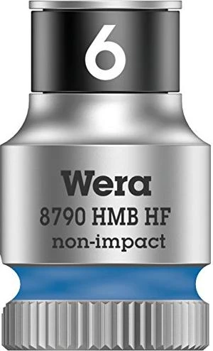 Wera 8790 HMB HF Zyklop Außensechskant Steckschlüssel 3/8", 6x29mm