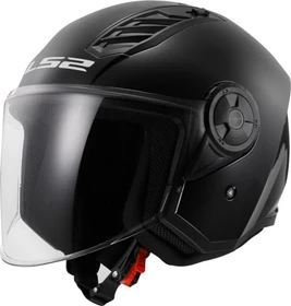 LS2 OF616 Airflow II Solid schwarz