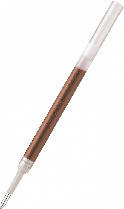 Pentel EnerGel Roller Pen LR7-EX Tintenrollermine 0.35mm (0.7mm Ball) braun, 12er-Pack