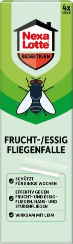 Evergreen Garden Care Nexa Lotte Frucht/Essig - Fliegenfalle, 4 Stück