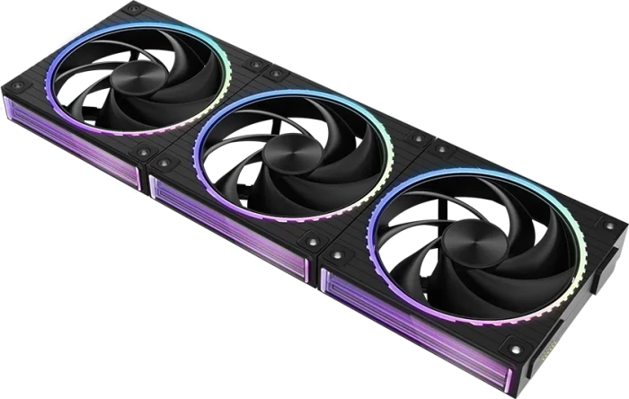 Zalman ZM-DF120 A3, schwarz, 124mm, 3er-Pack
