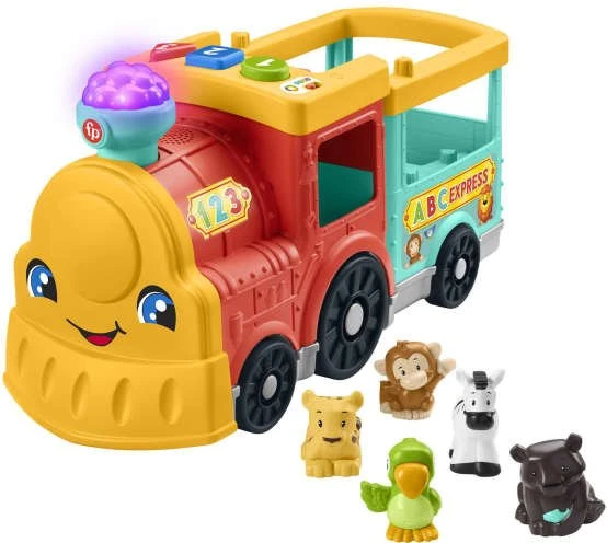 Mattel Fisher-Price - Little People - Großer Abc Tierfreunde Zug