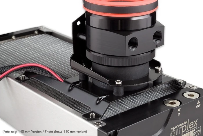 Aqua Computer Lüfterhalterung 120mm für Ultitube D5 Ausgleichsbehälter