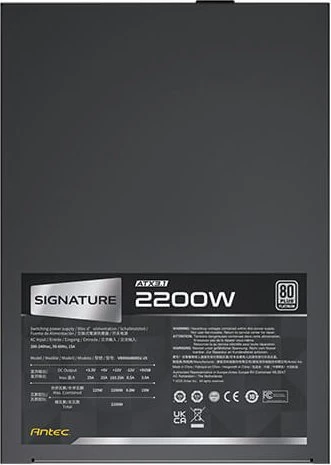 Antec Signature Platinum 2200W, ATX 3.1, bulk