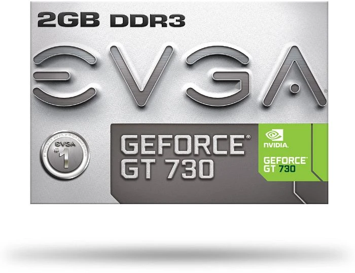 EVGA GeForce GT 730 low profile, 2GB DDR3, VGA, DVI, HDMI