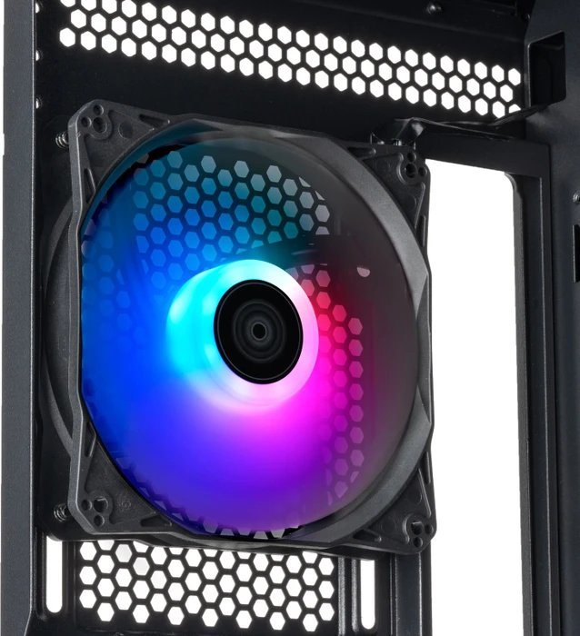 SilverStone Fara 514X, schwarz, Glasfenster