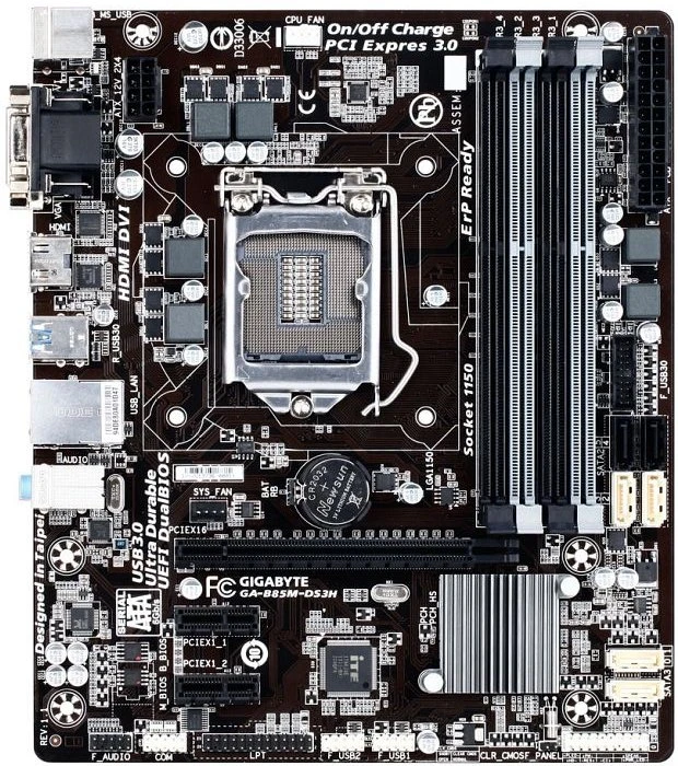 GIGABYTE GA-B85M-DS3H (Intel 1150)