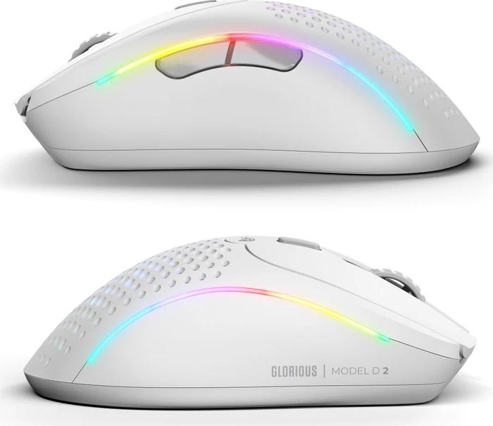 Glorious Model D 2 Wireless weiß, USB/Bluetooth