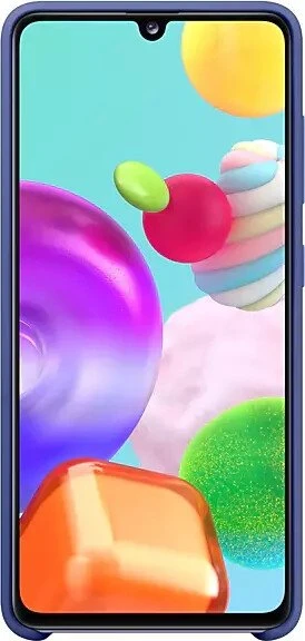 Samsung Silicone Cover für Galaxy A41 blau