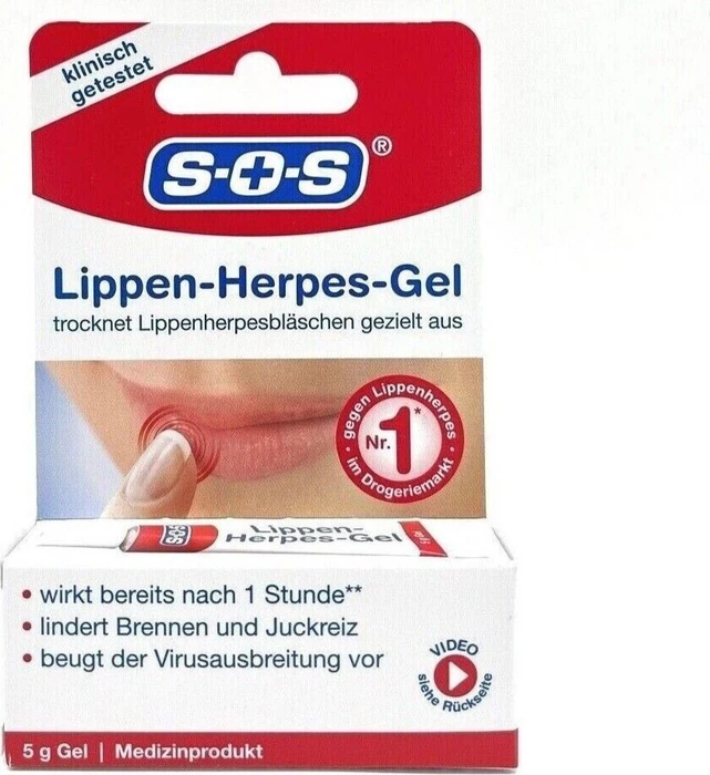 SOS Lippenherpes Gel, 5g