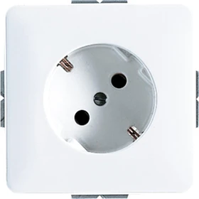 Jung Serie CD SCHUKO Steckdose 45° 16A 250V, alpinweiß