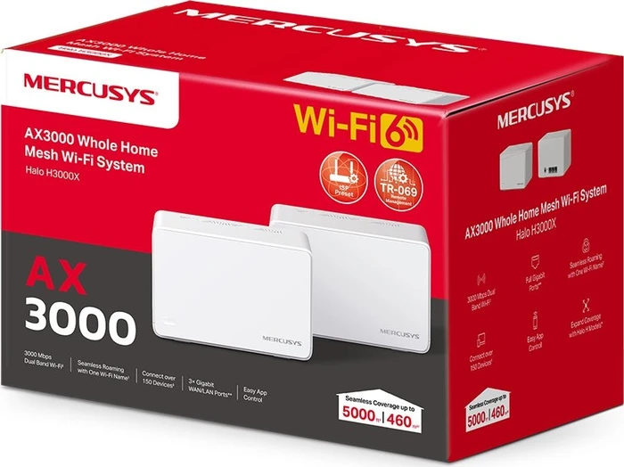 Mercusys Halo H3000X, AX3000, 2er-Pack
