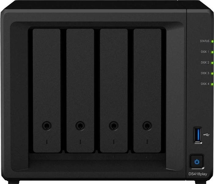 Synology DiskStation DS418play, 6GB RAM, 2x RJ-45 1000Base-T, 2x USB-A 3.0