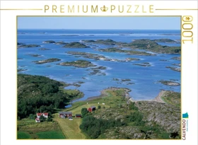 Calvendo Blick vom Torghattan in den Schärengarten vor Brønnøysund, Norwegen