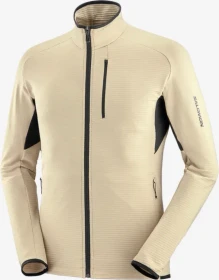 Salomon Essential Lightwarm Jacke white pepper/deep black (Herren)