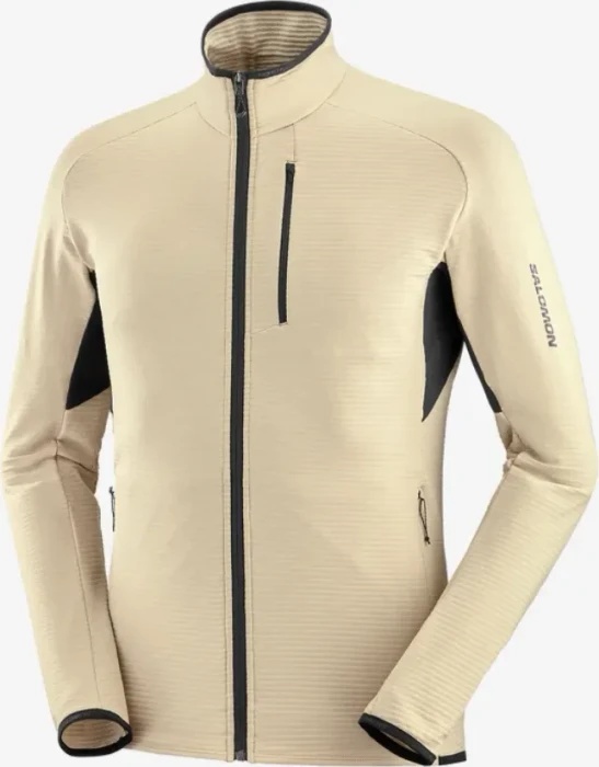 Salomon Essential Lightwarm Jacke white pepper/deep black (Herren)