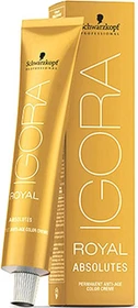 Schwarzkopf Igora Royal Absolutes Anti-Age Haarfarbe 7/50 mittelblond gold natur, 60ml