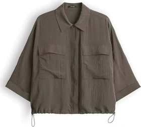 Opus Fropa Hemd 3/4 deep green (Damen)