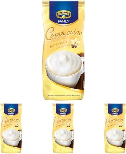 Krüger Family Cappuccino White Löskaffee, 500g