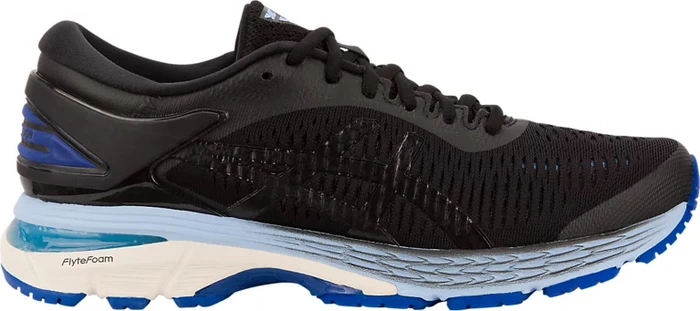Asics Gel-Kayano 25 black/asics blue (Damen)