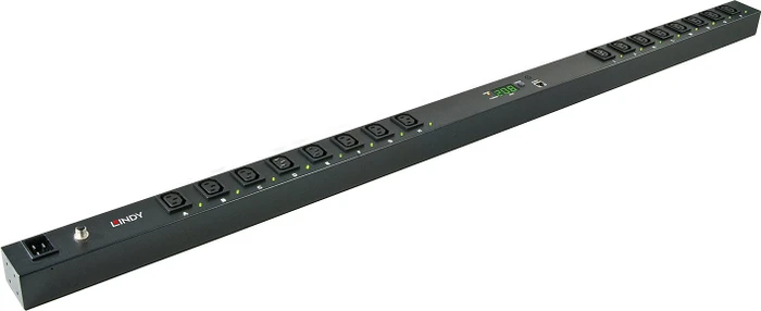 Lindy IPower Switch Classic 16, 1HE, 16-fach, 20A/230V, schwarz