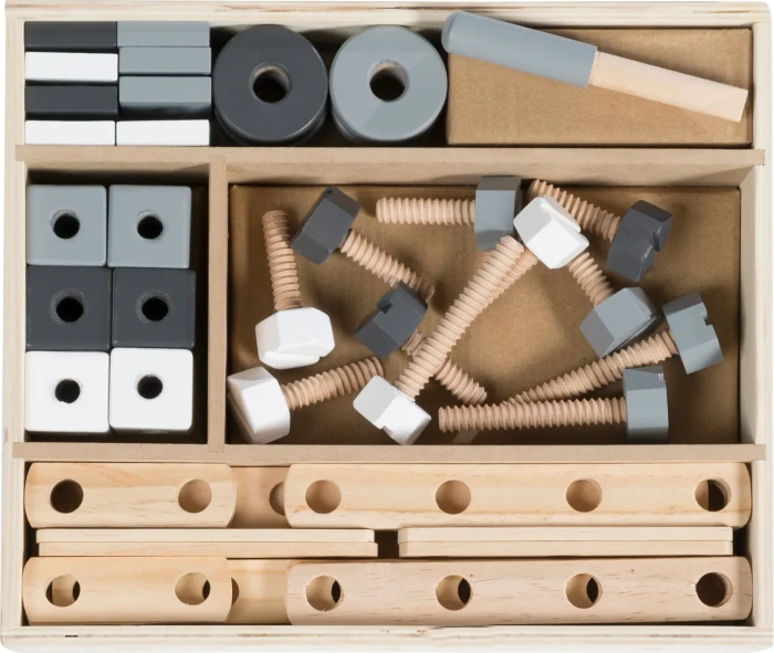 roba Holzbaukasten Set, 48-tlg.